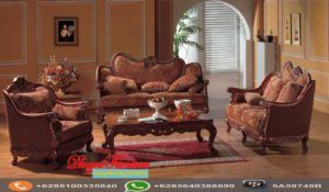 Set Sofa Ruang Tamu Klasik Jati Garuda