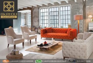 Set Sofa Ruang Tamu Terbaru Scandinavian
