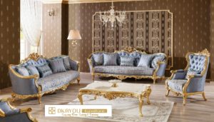 Set Kursi Sofa Tamu Terbaru Jepara Mewah Klasik Victori